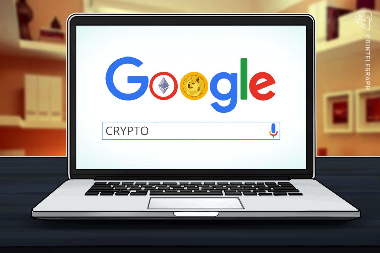 Dogecoin und Ether unter Top-10-Suchbegriffen auf Google im Jahr 2021